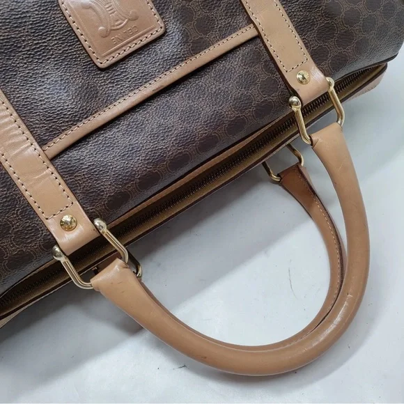 CELINE Hand Bag Brown PVC - Picture 5 of 8